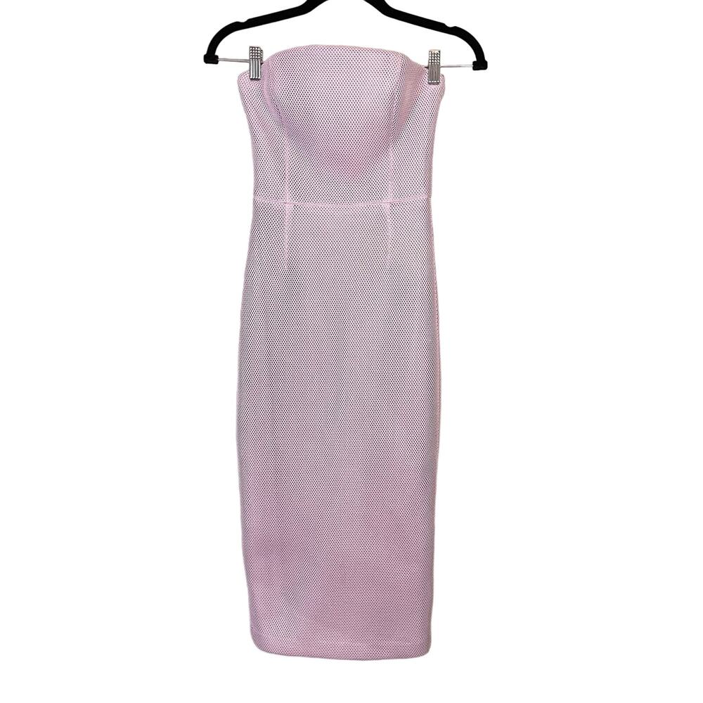 INTERMIX Dress Youth Girls L Lilac Purple Strapless Party Prom Evening Bodycon